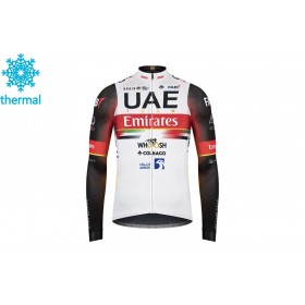 Wielershirt 2021 UAE Team Emirates N002 Winter Thermal Fleece